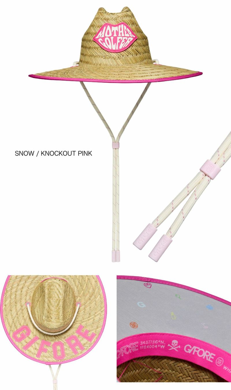GforeジーフォアゴルフハットMOTHERGOLFERSTRAWHAT帽子GLH00031ゴルフUSA直輸入品並行輸入