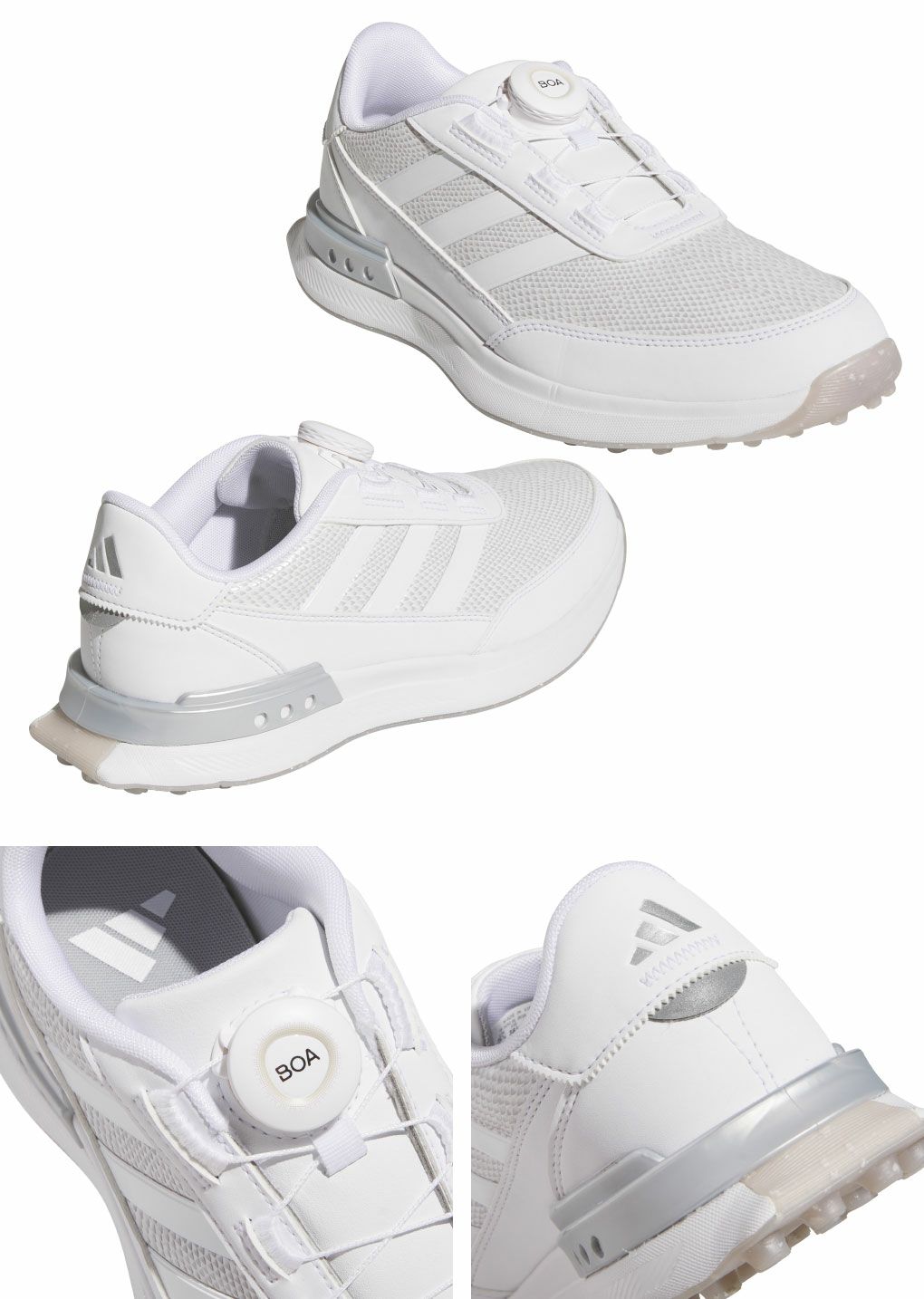 アディダススパイクレスシューズウィメンズS2GSLボア25NKB78レディースゴルフシューズ靴2025年モデルadidas日本正規品