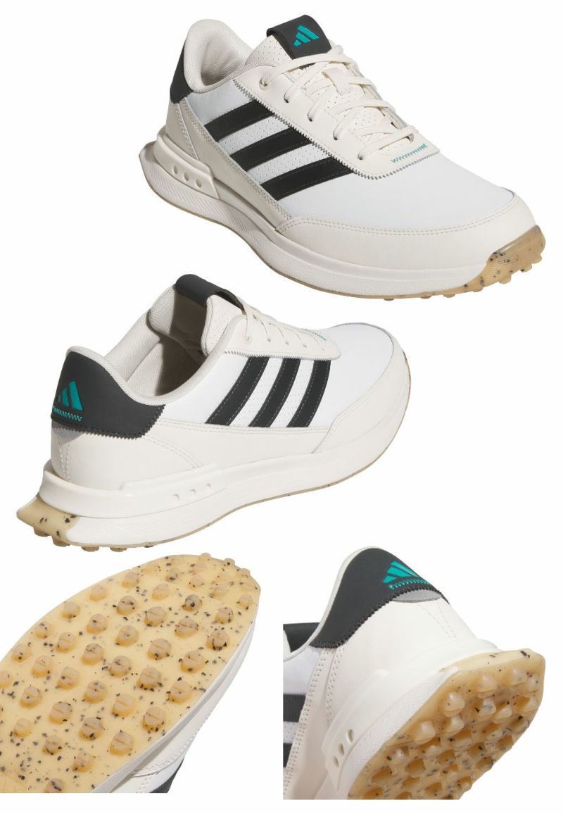 アディダスS2GSLレザー24スパイクレスシューズMDK95メンズゴルフシューズ靴2025年モデルadidas日本正規品