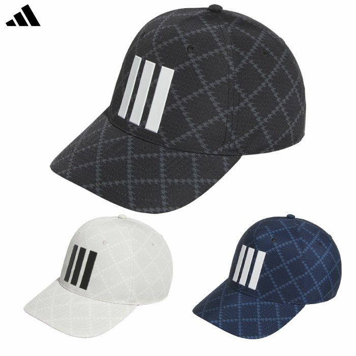 アディダスハウンドトゥース クーリングキャップJVU81メンズゴルフキャップ帽子2025秋冬モデルadidas日本正規品