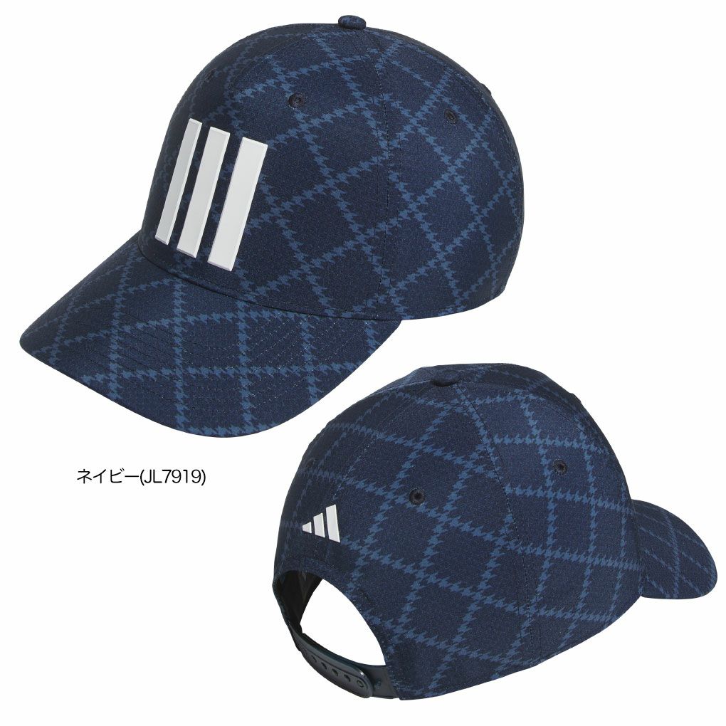 アディダスハウンドトゥース クーリングキャップJVU81メンズゴルフキャップ帽子2025秋冬モデルadidas日本正規品