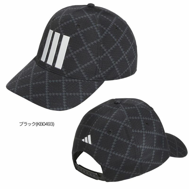 アディダスハウンドトゥース クーリングキャップJVU81メンズゴルフキャップ帽子2025秋冬モデルadidas日本正規品