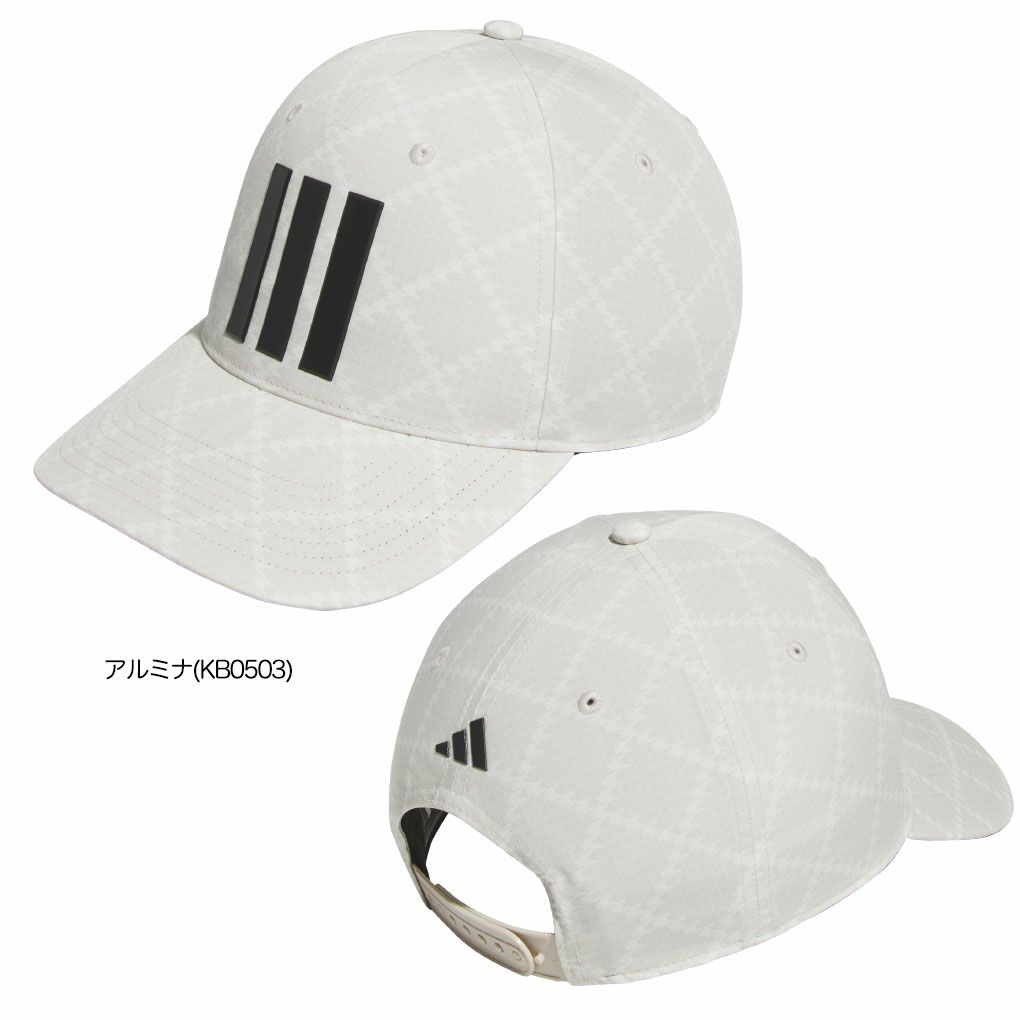 アディダスハウンドトゥース クーリングキャップJVU81メンズゴルフキャップ帽子2025秋冬モデルadidas日本正規品