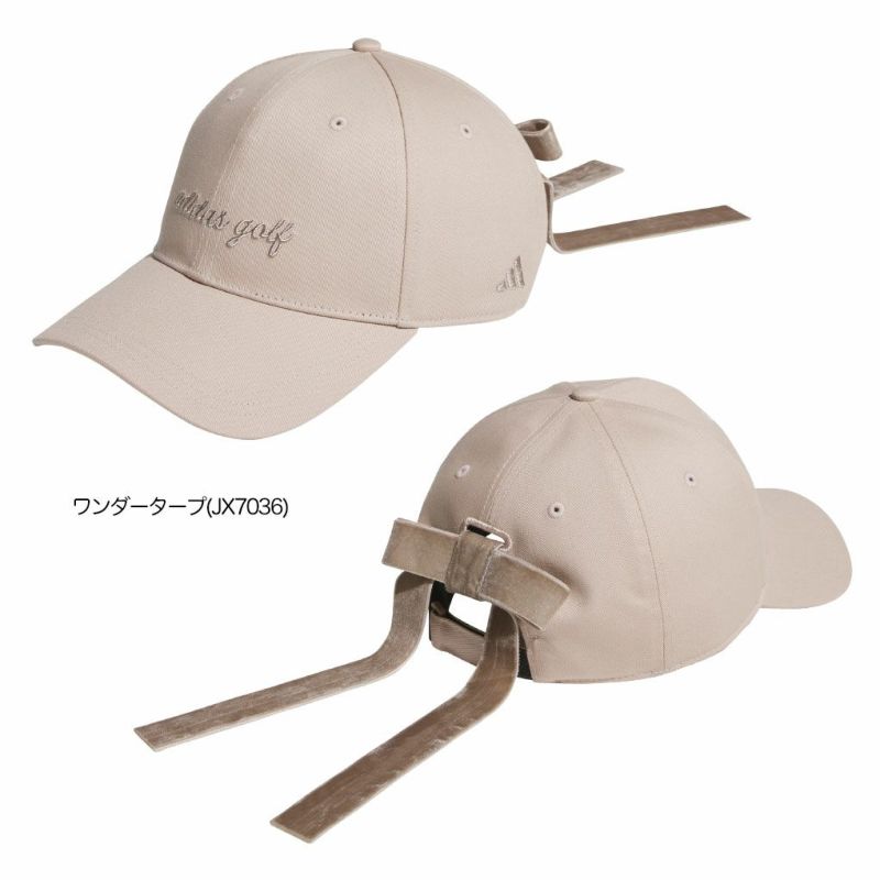 アディダスベロアリボンキャップKQE24レディースゴルフキャップ帽子2025秋冬モデルadidas日本正規品