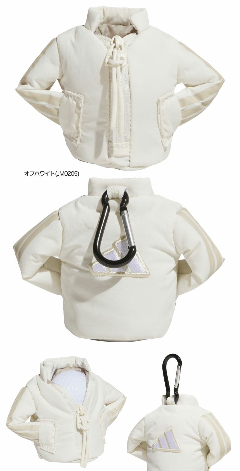 アディダスキルティングジャケットボールケースJWK37ボール2個用ゴルフ2025年モデルadidas日本正規品