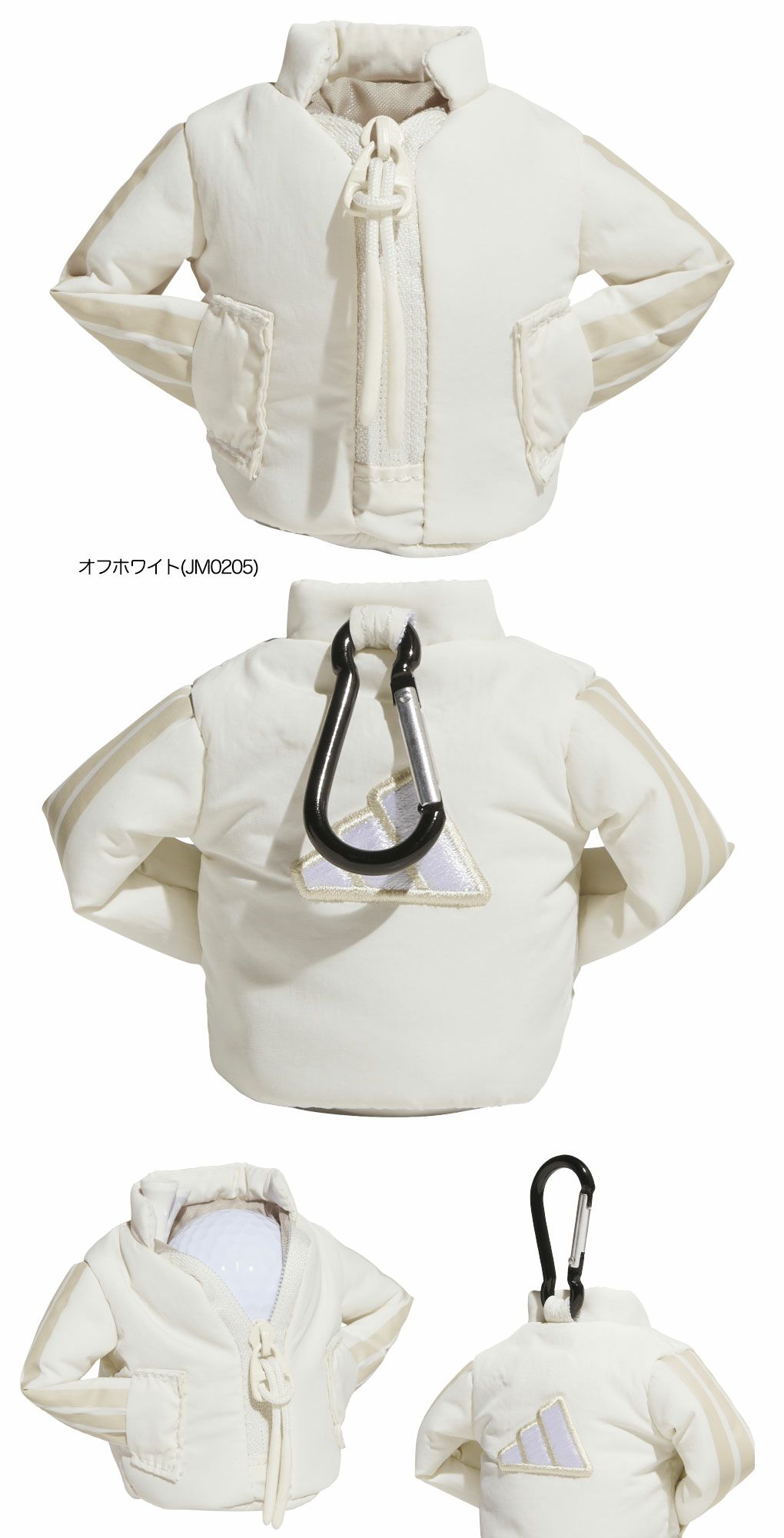 アディダスキルティングジャケットボールケースJWK37ボール2個用ゴルフ2025年モデルadidas日本正規品