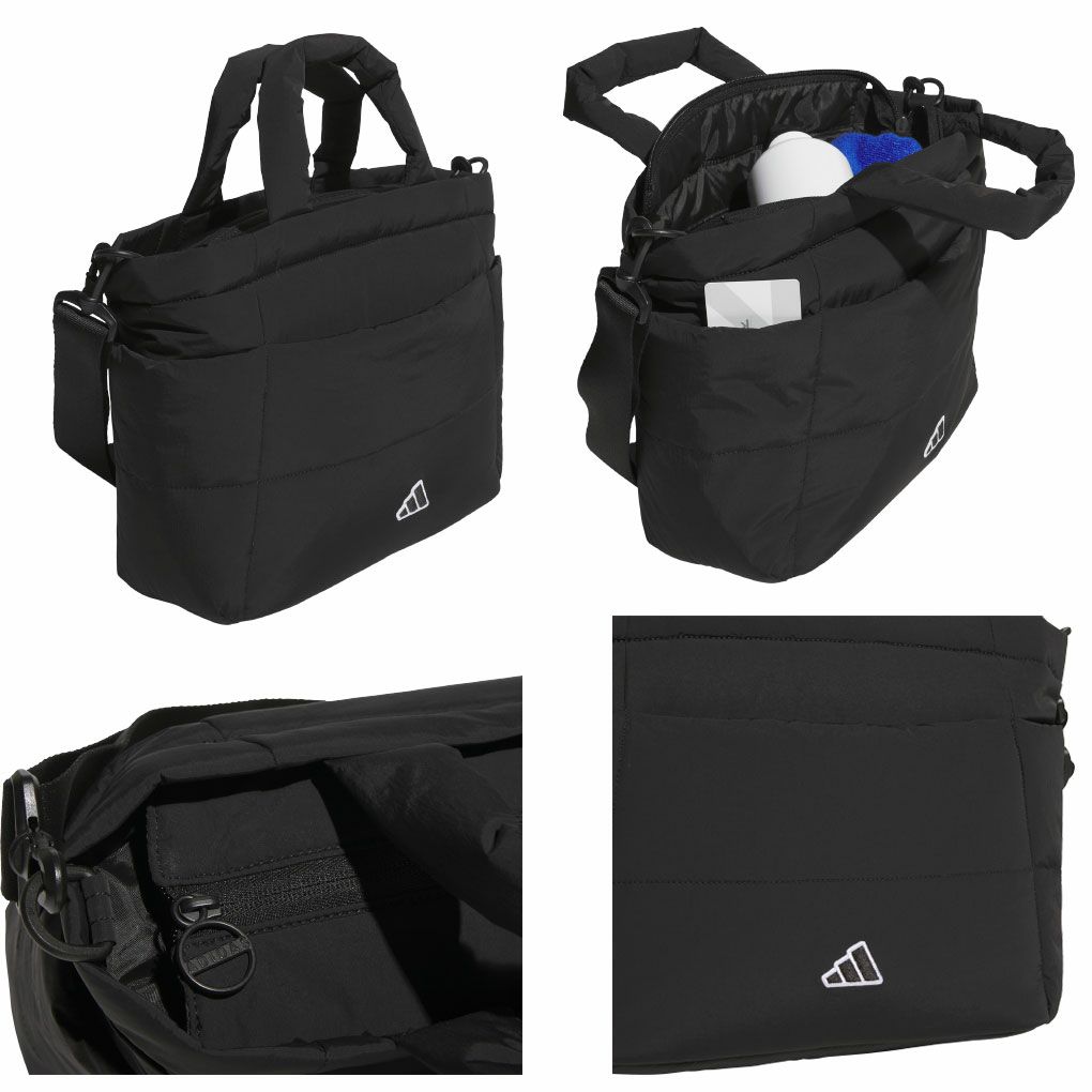 アディダスキルティングショルダーラウンドバッグJWK40ラウンドバッグゴルフ2025年モデルadidas日本正規品