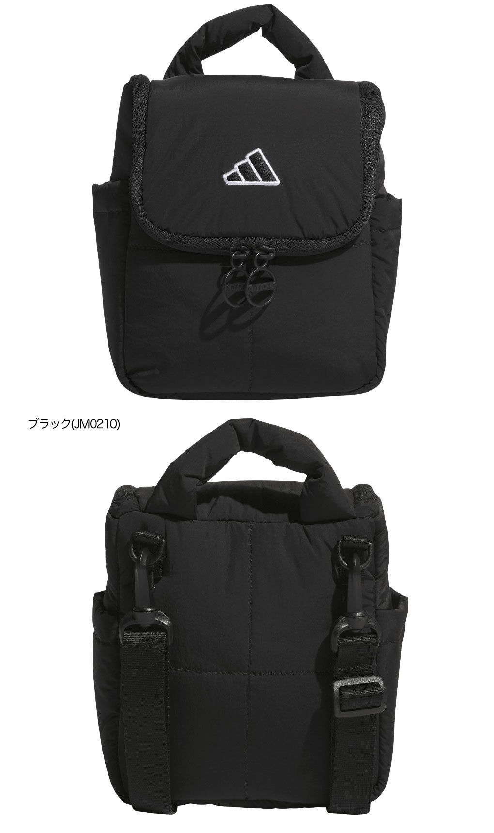 アディダスキルティングショルダーポーチJWK39ラウンドバッグゴルフ2025年モデルadidas日本正規品