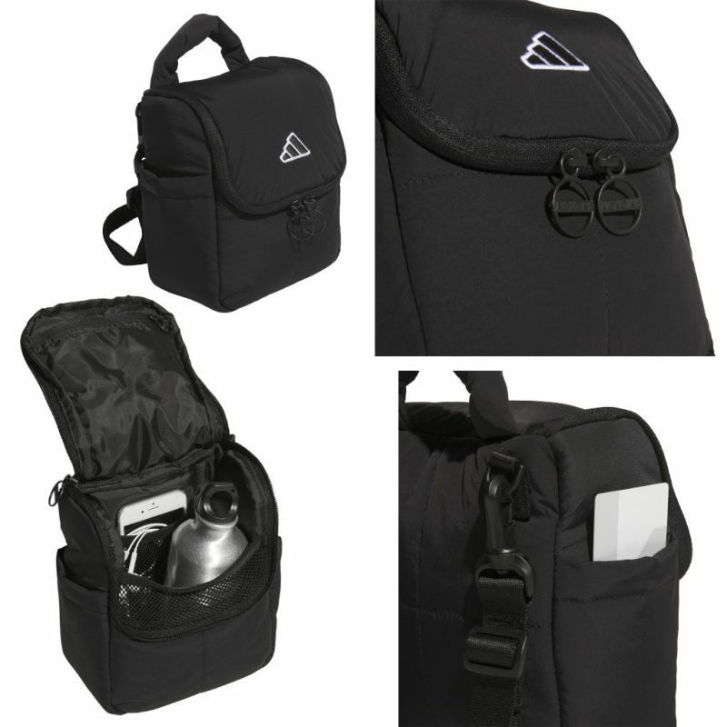 アディダスキルティングショルダーポーチJWK39ラウンドバッグゴルフ2025年モデルadidas日本正規品