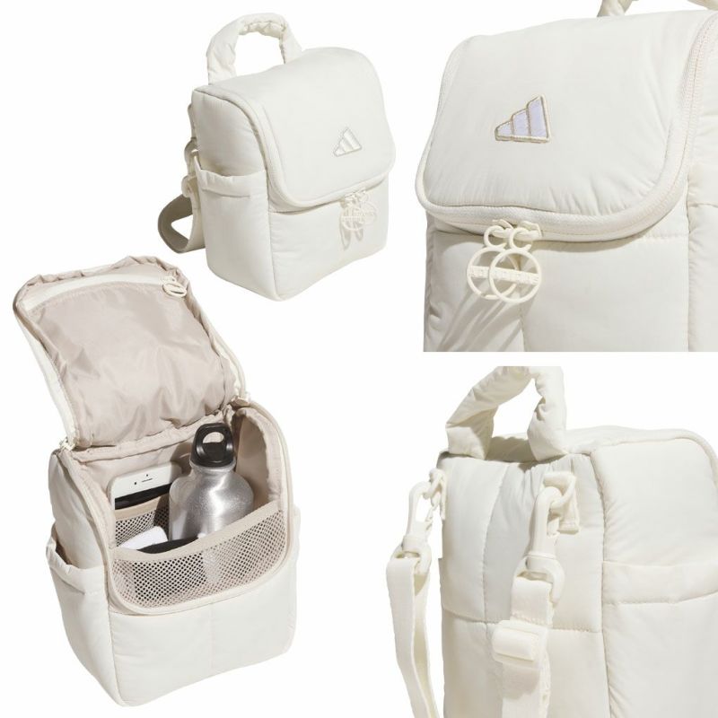 アディダスキルティングショルダーポーチJWK39ラウンドバッグゴルフ2025年モデルadidas日本正規品