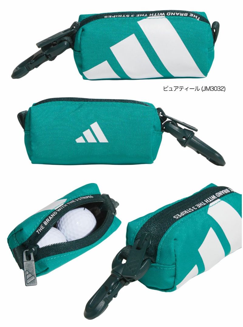 アディダスボールドロゴボールケースIKD42ボール2個用ゴルフ2025年モデルadidas日本正規品