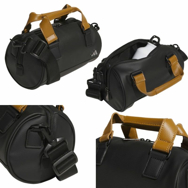 アディダス 合成皮革 ミニドラムバッグ JUT54 ゴルフ 2025年モデル