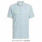 アディダスマイクロ アーガイルグラフィック半袖ボタンダウンシャツJVU16メンズゴルフウェアゴルフ2025秋冬モデルadidas日本正規品