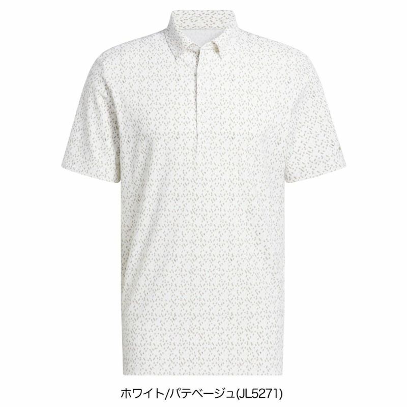 アディダスマイクロ アーガイルグラフィック半袖ボタンダウンシャツJVU16メンズゴルフウェアゴルフ2025秋冬モデルadidas日本正規品