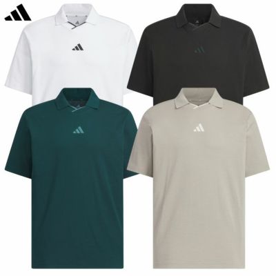アディダス ビヨンド ザ コース ツイストニット スキッパーカラー 半袖ポロシャツ JUW96 メンズ ゴルフウェア ゴルフ 2025秋冬モデル adidas 日本正規品