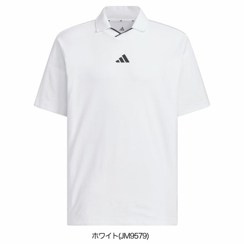 アディダスマイクロビヨンドザコースツイストニットスキッパーカラー半袖ポロシャツJUW96メンズゴルフウェアゴルフ2025秋冬モデルadidas日本正規品