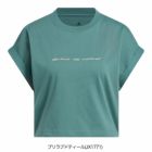 アディダスビヨンドザコースバックグラフィックTシャツKKR04レディースゴルフウェアゴルフ2025秋冬モデルadidas日本正規品