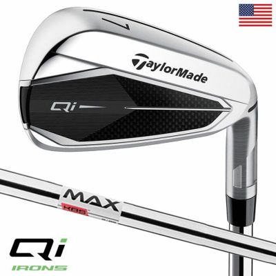 テーラーメイド Qi Irons アイアン 8本セット(5I-PW,AW,SW) メンズ 右用 KBS MAX 85 MT スチールシャフト 2024年モデル USA直輸入品 TaylorMade 並行輸入品 ゴルフクラブ