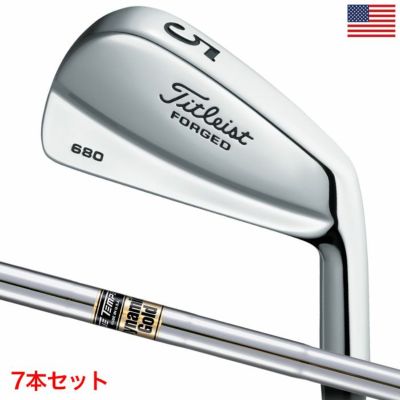 タイトリスト Forged 680 アイアン 7本セット(4-9,P) メンズ 右用 Dinamic Gold USA直輸入品 Titleist 2025年モデル ゴルフクラブ