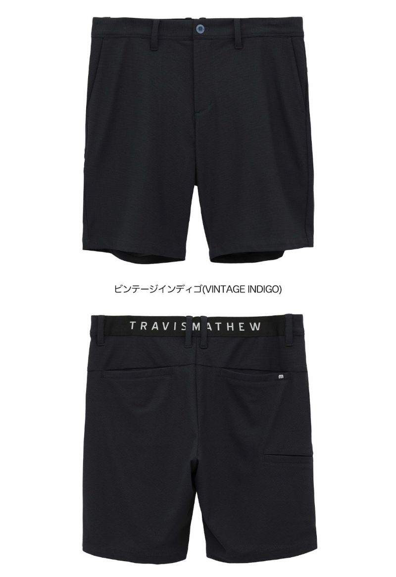 トラヴィスマシューメッシュ素材クールハーフパンツ7AL042メンズゴルフウェアボトムスTravisMathew2025春夏モデル日本正規品
