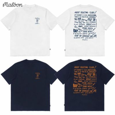 マルボンゴルフ ウェア Tシャツ M-9223 CLUB SELECT SS T-SHIRT メンズ ゴルフウェア malbon golf 2025秋冬モデル USモデル 並行輸入品