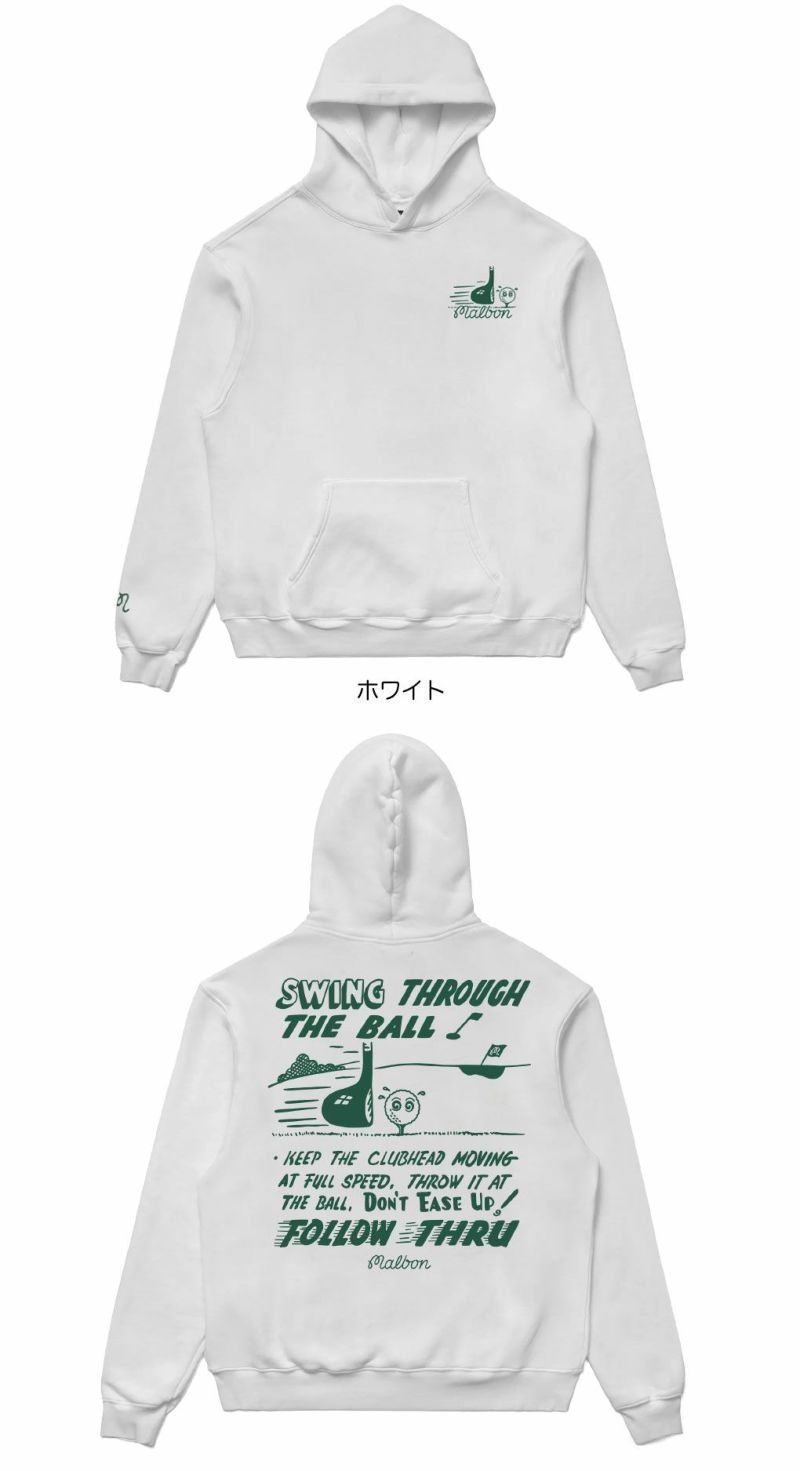 マルボンゴルフウェアパーカーM-9225FOLLOWTHRUHOODIEメンズゴルフウェアmalbongolf2025秋冬モデルUSモデル並行輸入品