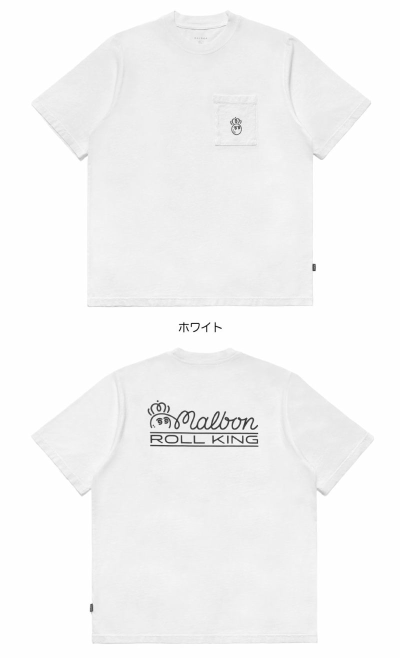 マルボンゴルフウェアTシャツM-9230ROLLKINGPOCKETT-SHIRTメンズゴルフウェアmalbongolf2025秋冬モデルUSモデル並行輸入品