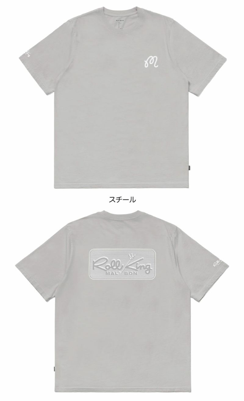 マルボンゴルフウェアTシャツM-9231ROLLKINGT-SHIRTメンズゴルフウェアmalbongolf2025秋冬モデルUSモデル並行輸入品