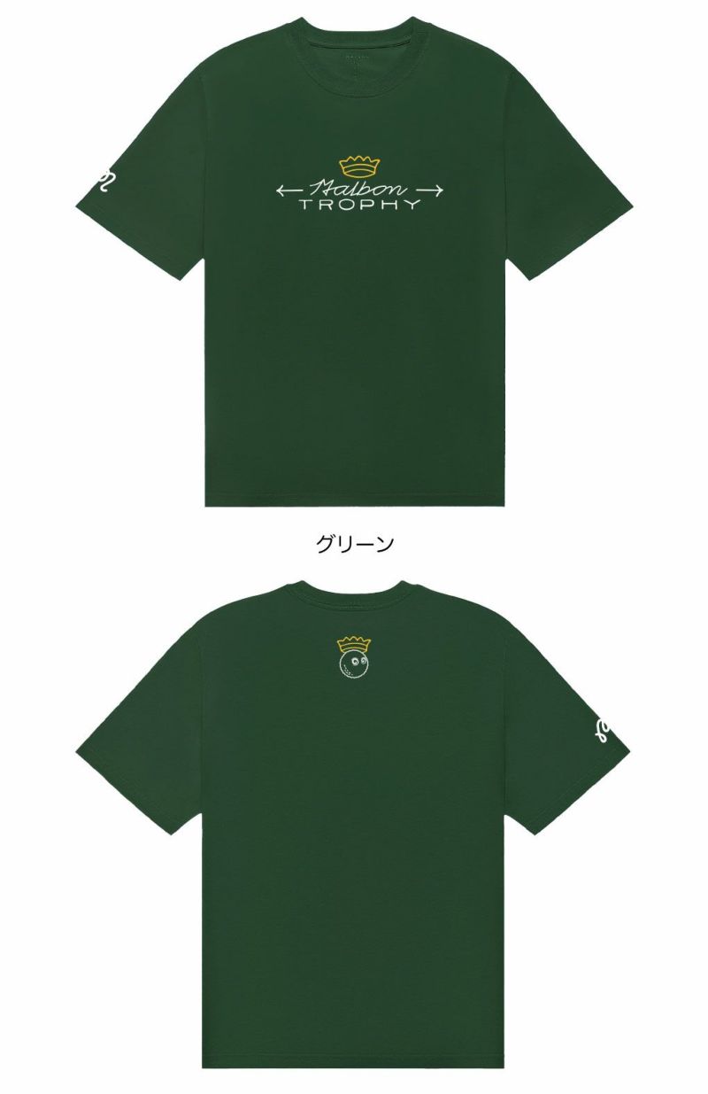 マルボンゴルフウェアTシャツM-9240TROPHYT-SHIRTメンズゴルフウェアmalbongolf2025秋冬モデルUSモデル並行輸入品