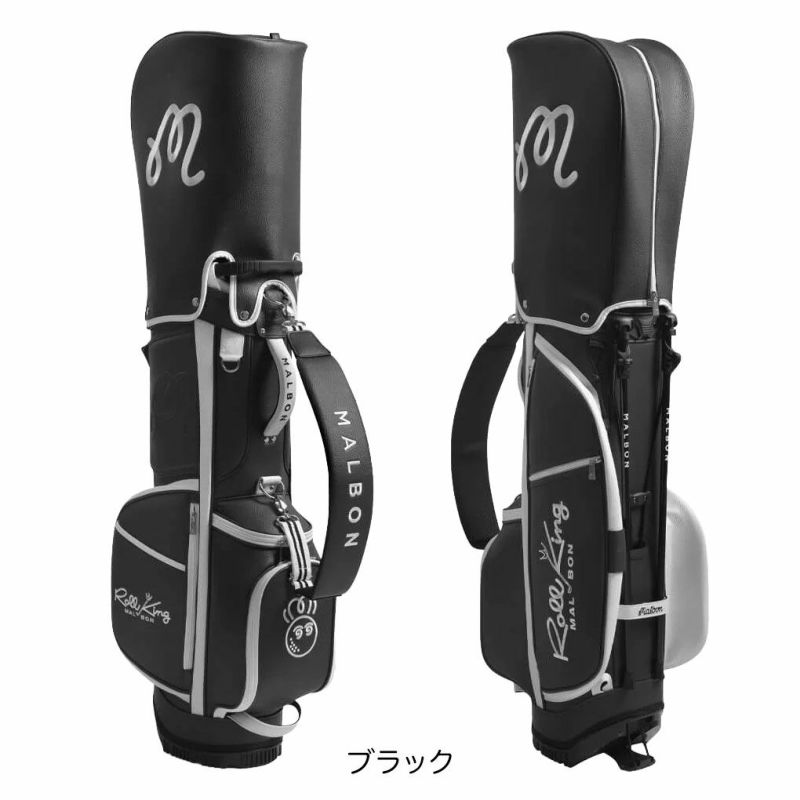 新品マルボンMALBONゴルフバッグ　キャディバッグ　キャスター付 マルボン Malbon Golf キャディバッグ Evergreen Stand Bag