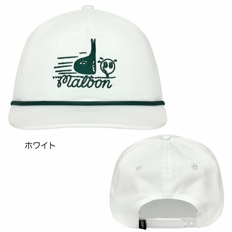 MalbonGolfキャップM-9226PunchShotCottonTwillRopeHatメンズゴルフハットマルボン2025年モデルUSモデル並行輸入