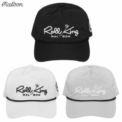 Malbon Golf キャップ M-9232 ROLL KING NYLON ROPE HAT メンズ ゴルフキャップ 帽子 マルボン 2025年モデル USモデル 並行輸入