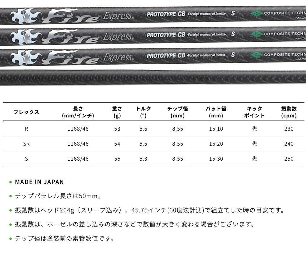 スリーブ付きシャフト_ファイアーエクスプレス_FireExpress