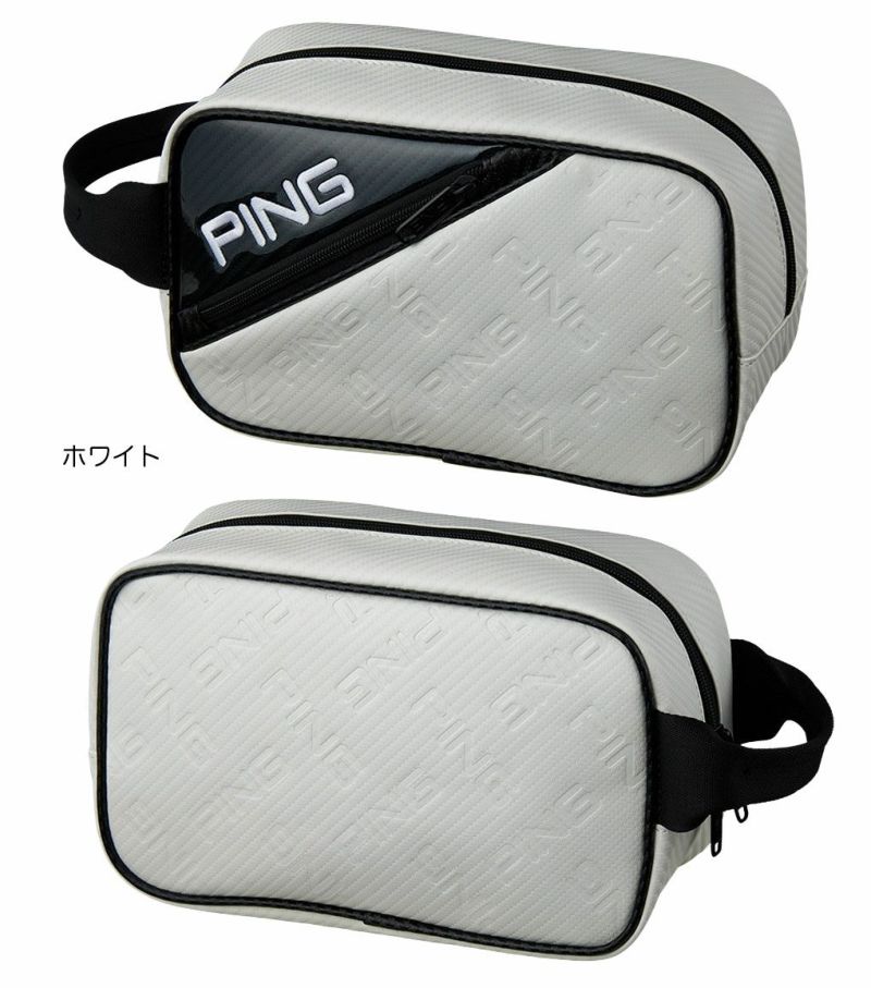 PING ピン GB-U2519 エンボスポーチ ゴルフ ラウンドバッグ