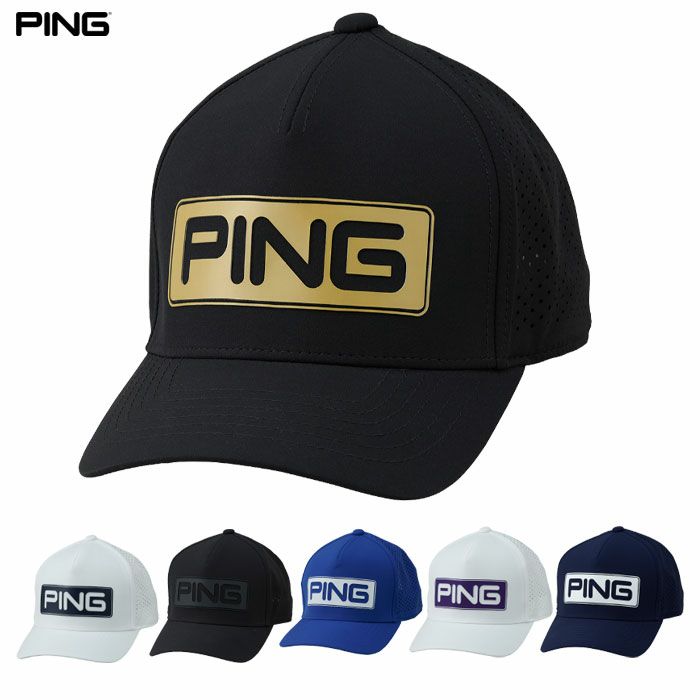 PINGピンHW-T2501ツアーキャップメンズ帽子ゴルフキャップ2025秋冬モデル日本正規品