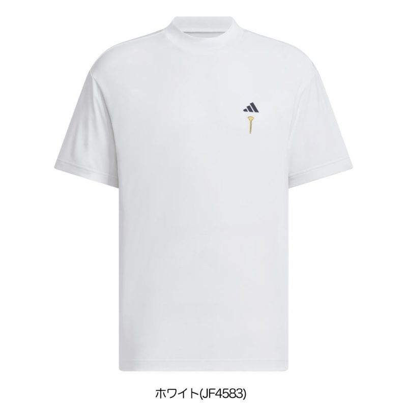アディダスHEAT .RDY バックグラフィックモックネック半袖シャツKTI83メンズレディースゴルフウェアゴルフ2025春夏モデルadidas日本正規品