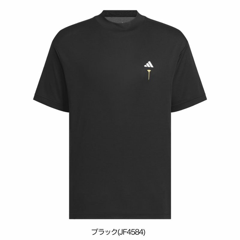 アディダスHEAT .RDY バックグラフィックモックネック半袖シャツKTI83メンズレディースゴルフウェアゴルフ2025春夏モデルadidas日本正規品