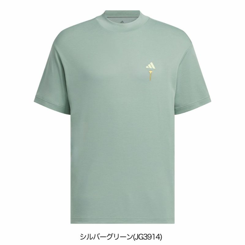 アディダスHEAT .RDY バックグラフィックモックネック半袖シャツKTI83メンズレディースゴルフウェアゴルフ2025春夏モデルadidas日本正規品