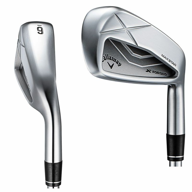 キャロウェイXFORGEDMAXSTARアイアン5本セット(6-9,PW)メンズ右用スチールシャフト日本正規品2025年モデル