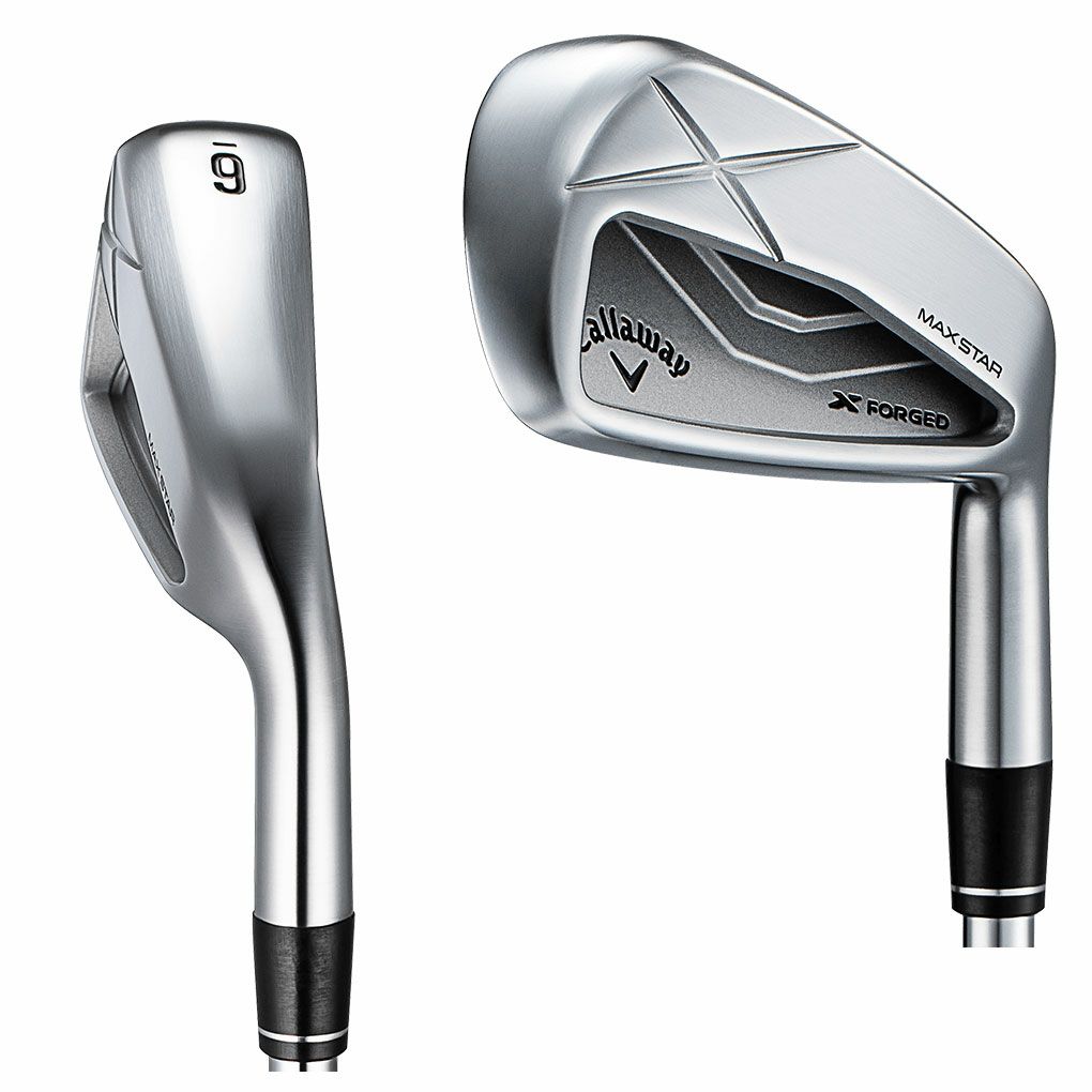 キャロウェイXFORGEDMAXSTARアイアン5本セット(6-9,PW)メンズ右用スチールシャフト日本正規品2025年モデル