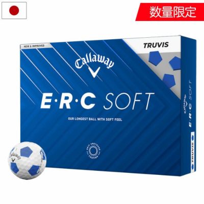 【数量限定】キャロウェイ E・R・C SOFT TRUVIS ホワイト/ブルー ゴルフボール 1ダース 12球入 3ピース Callaway ゴルフ 2025年モデル ゴルフボール 日本正規品