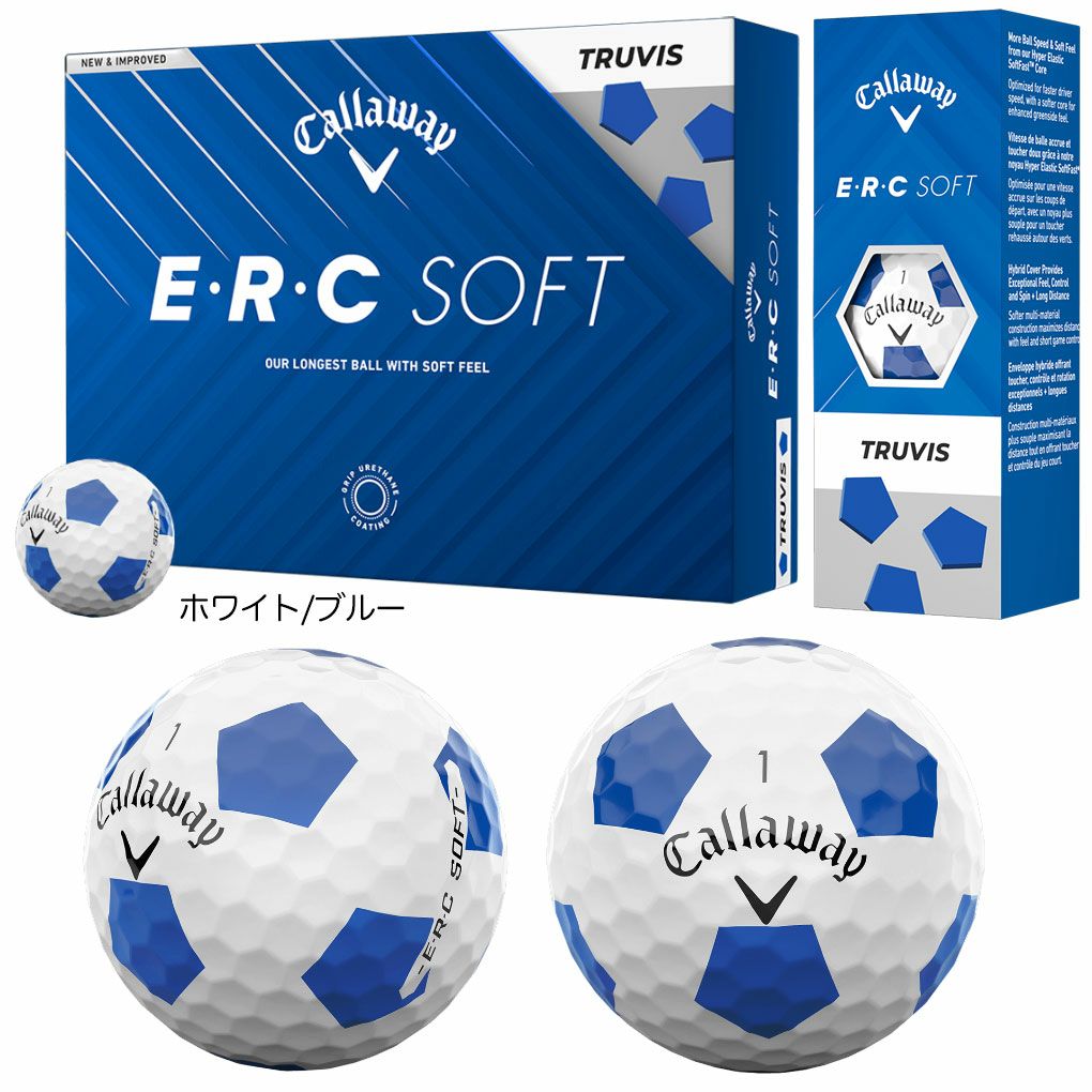 キャロウェイE・R・CSOFTTRUVISボール12球入2025年モデルゴルフゴルフボール