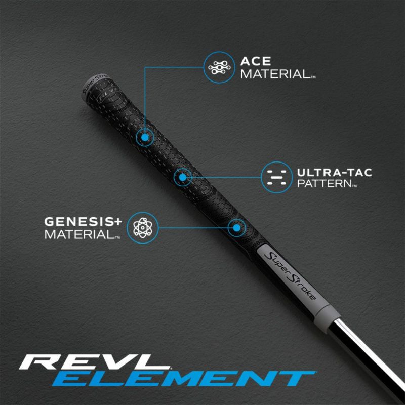 スーパーストロークグリップSuperStrokeREVLELEMENTCLUBGRIPウッド&アイアン用2025年モデルゴルフUSA直輸入品