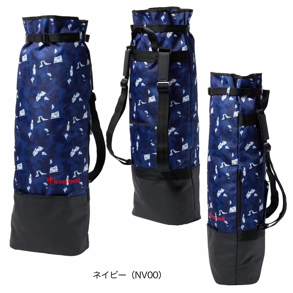ルコックスポルティフマティスモザイク柄デザインバックパック型クラブケースLG5FCB93U5~6本用LG5FCB91Lゴルフlecoqsportifgolf2025年モデル日本正規品