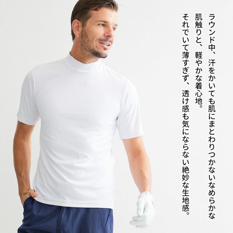 ジーパーズオリジナルOOWLSモックシャツTシャツ半袖メンズゴルフウェアゴルフ2025年モデル日本正規品工場直販