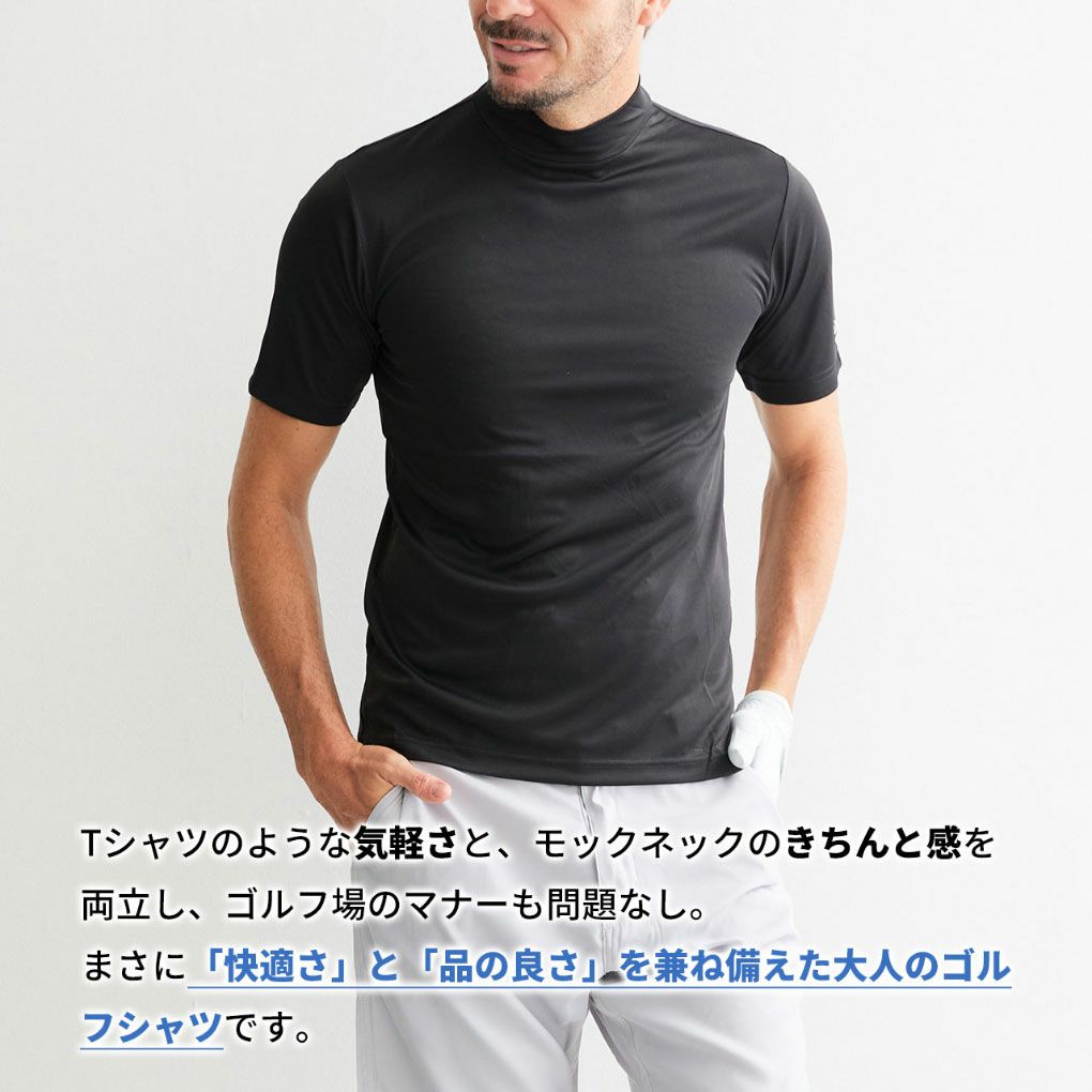 ジーパーズオリジナルOOWLSモックシャツTシャツ半袖メンズゴルフウェアゴルフ2025年モデル日本正規品工場直販