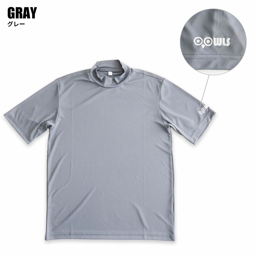 ジーパーズオリジナルOOWLSモックシャツTシャツ半袖メンズゴルフウェアゴルフ2025年モデル日本正規品工場直販