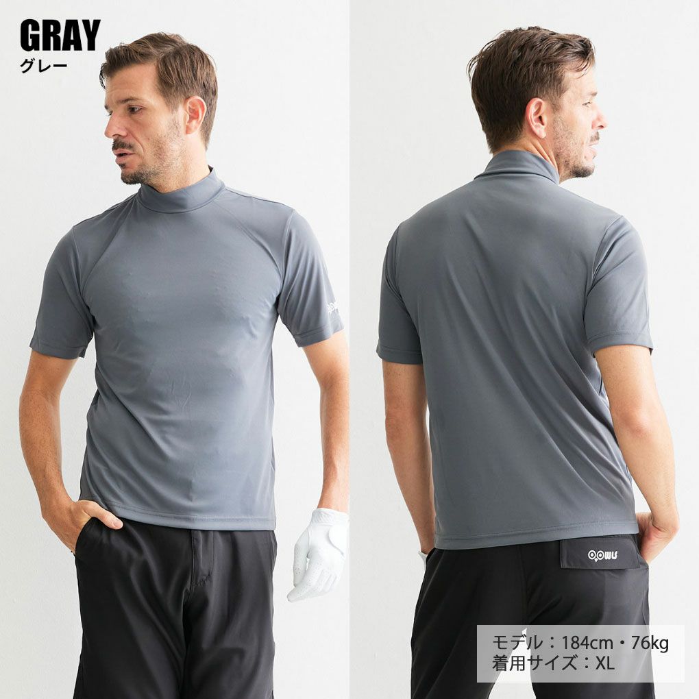 ジーパーズオリジナルOOWLSモックシャツTシャツ半袖メンズゴルフウェアゴルフ2025年モデル日本正規品工場直販