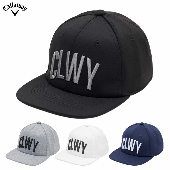 キャロウェイカレッジ調ロゴセミフラットキャップC25291107メンズゴルフウェア2025秋冬モデル日本正規品
