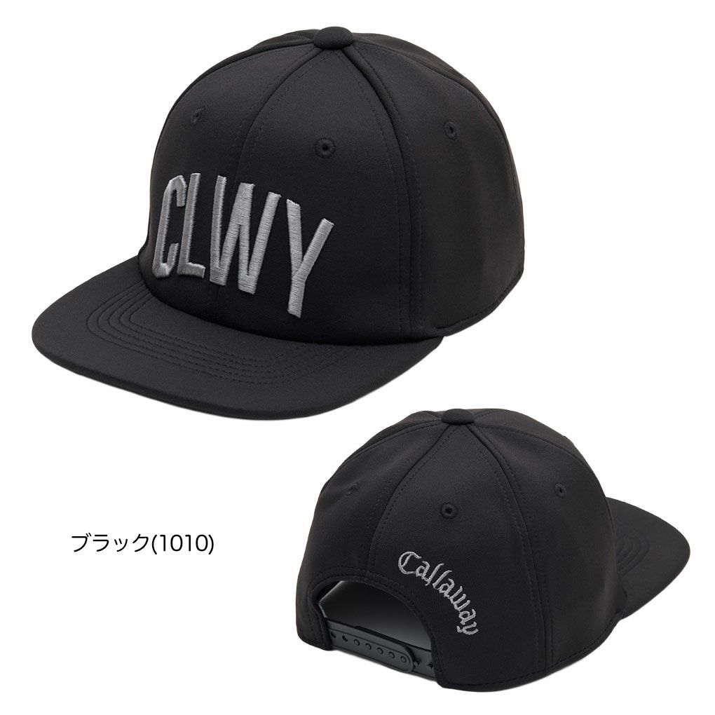 キャロウェイカレッジ調ロゴセミフラットキャップC25291107メンズゴルフウェア2025秋冬モデル日本正規品